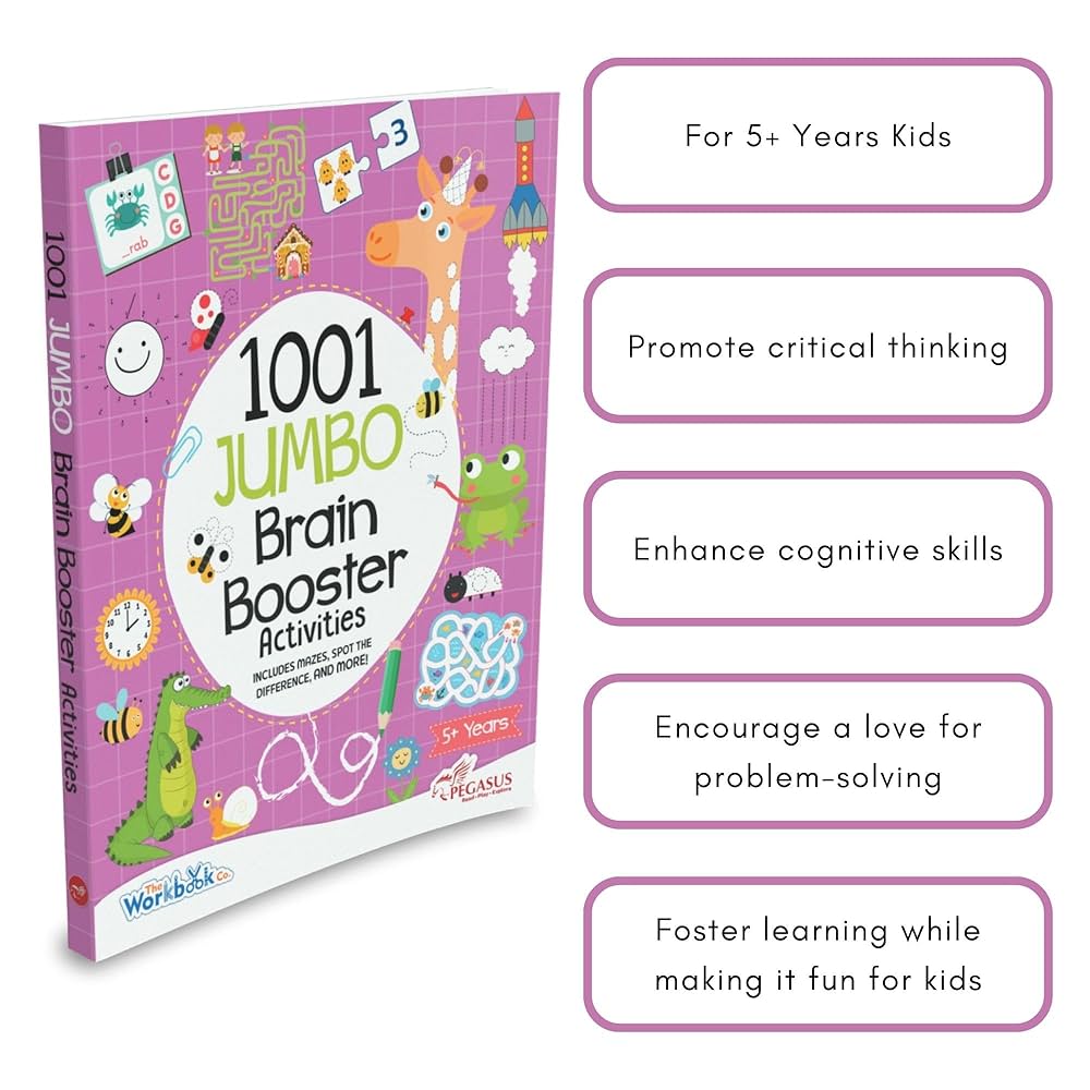 1001 Jumbo Brain Booster Activities for 5 to 8 Years Old